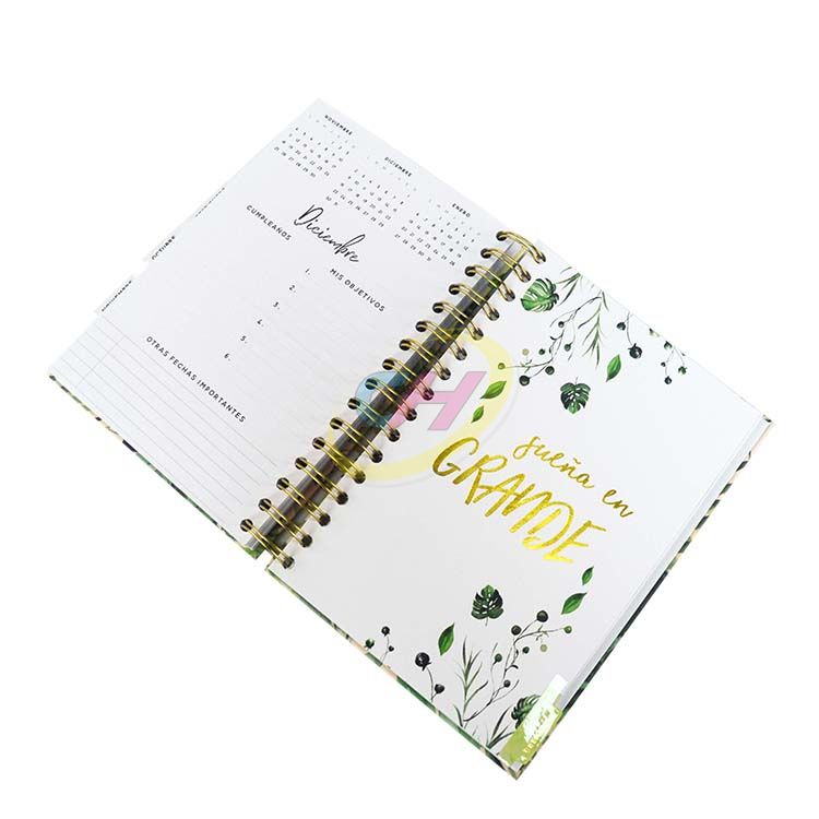 Tropical Greenery Spiral Notebook - Nature-Inspired Decorative Journal