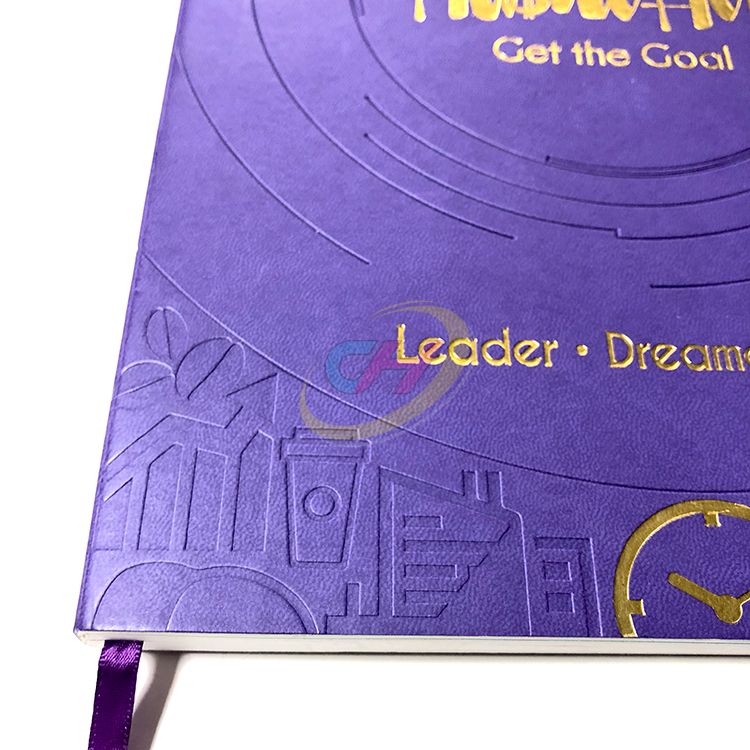 Elegant Purple Softcover Book - Gold Foil Decorative Journal for Personal & Gift Use