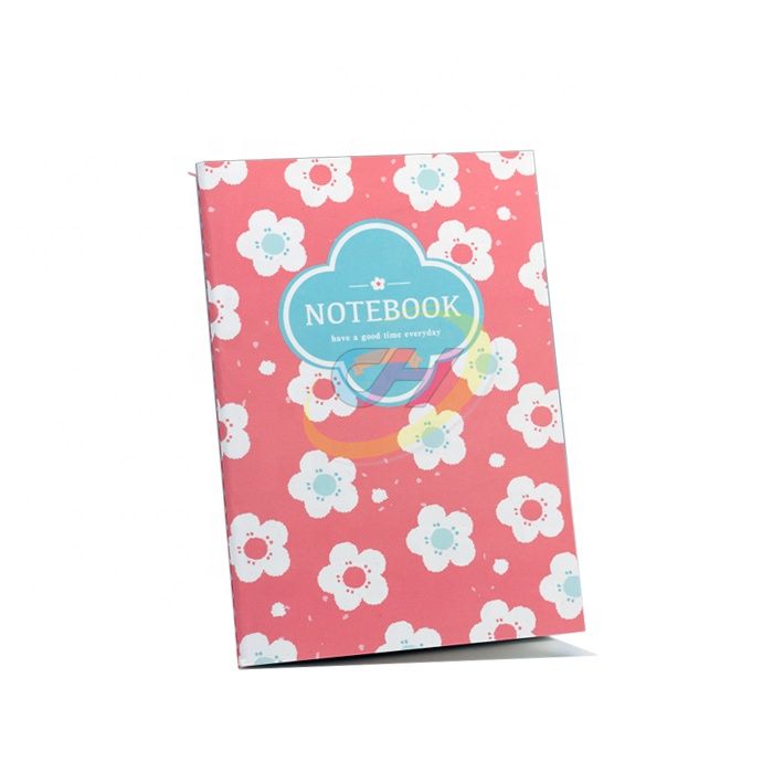 Cute Floral Pattern Softcover Book - Pastel Daily Journal for Gift & Personal Use
