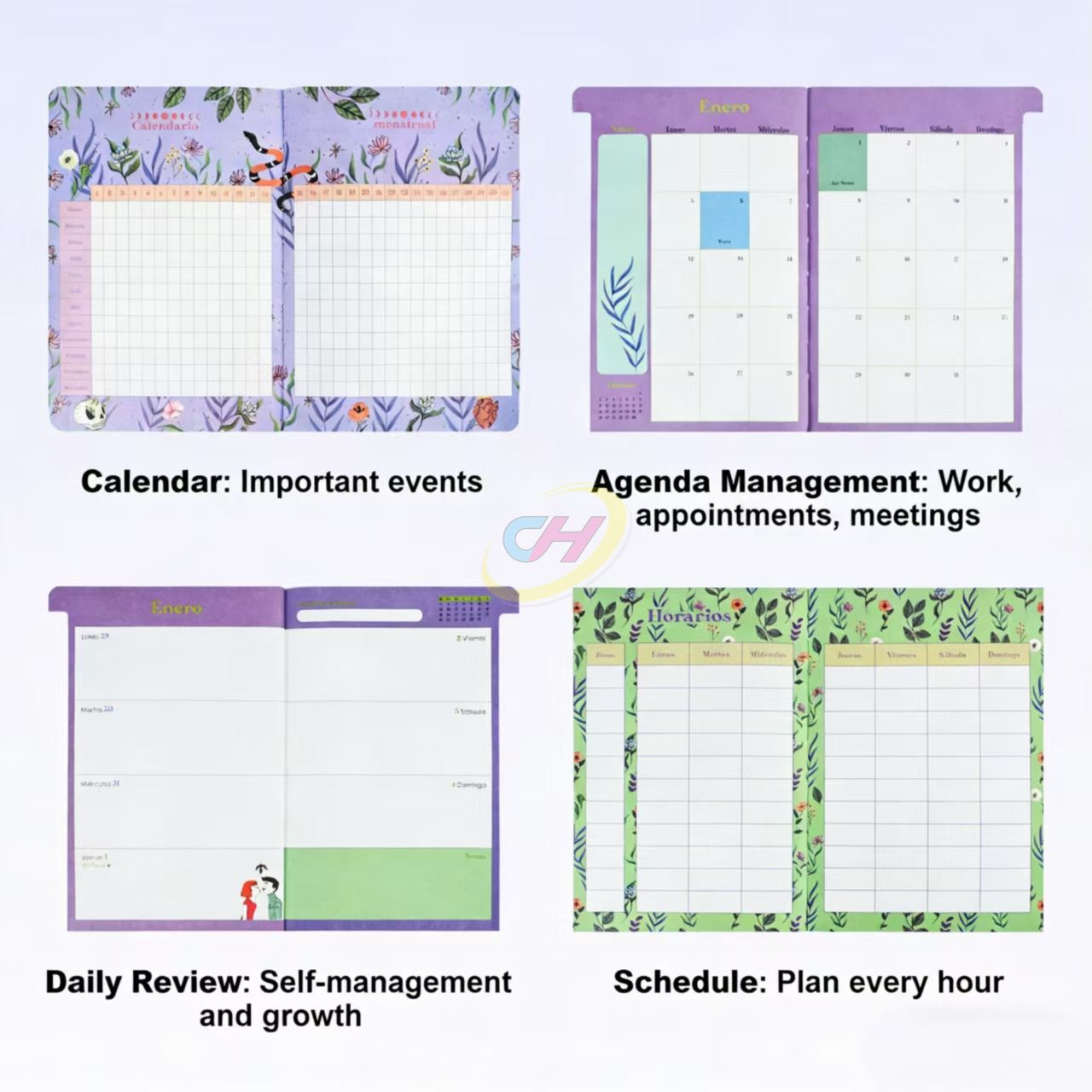 2026 Financial Planning & Schedule Management Hardcover Planner (Monthly Budget + Schedule Tracking)