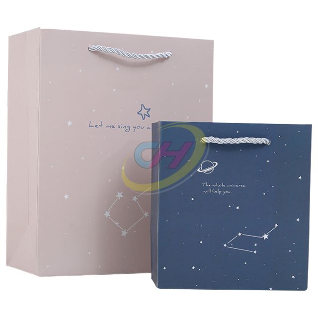 Minimalist Starry Pattern Gift Paper Bag (Multi-Color)