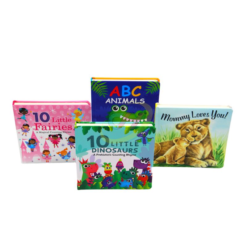 10 Little Fairies & Dinosaurs Tear-Resistant Board Book: Counting Learning Interactive Picture Book for 0-3 Years Old