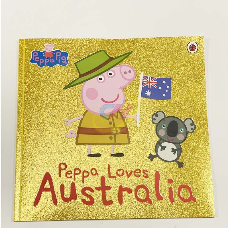 Peppa Pig Australia-Themed Tear-Resistant Board Book: Early Learning Cognitive Picture Book for 0-3-Year-Old Babies