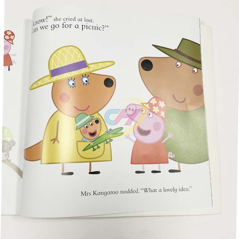 Peppa Pig Australia-Themed Tear-Resistant Board Book: Early Learning Cognitive Picture Book for 0-3-Year-Old Babies