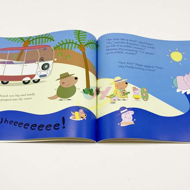 Peppa Pig Australia-Themed Tear-Resistant Board Book: Early Learning Cognitive Picture Book for 0-3-Year-Old Babies