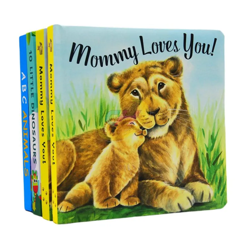 Mommy Loves You Lion Parent-Child Emotional Tear-Resistant Board Book: Early Learning Picture Book for 0-3-Year-Old Babies