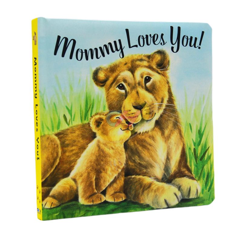 Mommy Loves You Lion Parent-Child Emotional Tear-Resistant Board Book: Early Learning Picture Book for 0-3-Year-Old Babies