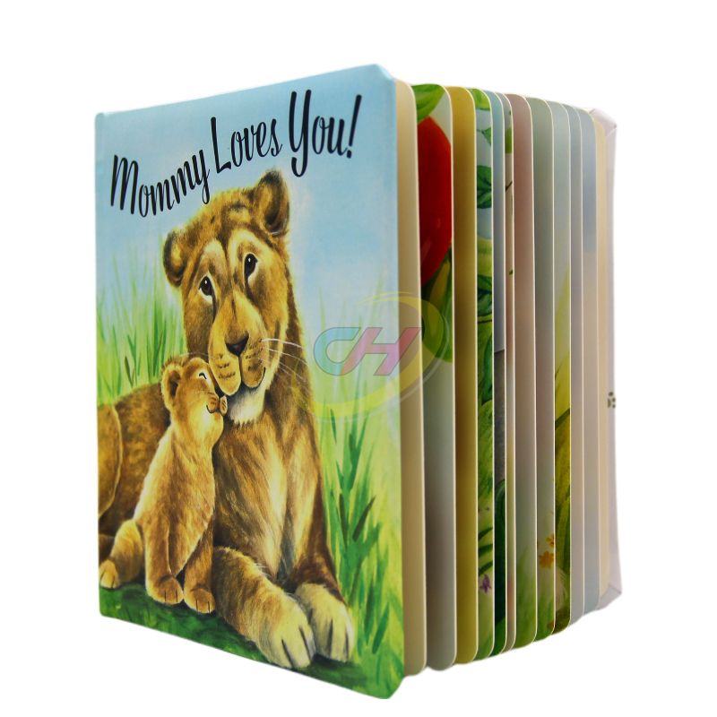 Mommy Loves You Lion Parent-Child Emotional Tear-Resistant Board Book: Early Learning Picture Book for 0-3-Year-Old Babies