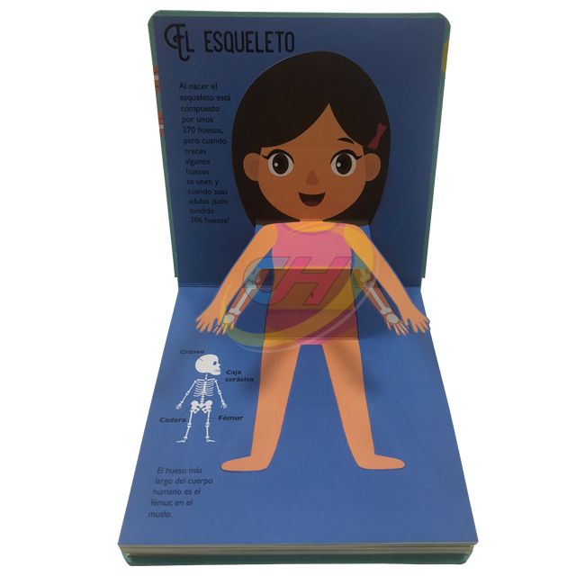 Kids' Human Body Recognition 3D Pop-Up Book: Science Enlightenment Lift-the-Flap Book for 3-6 Years Old