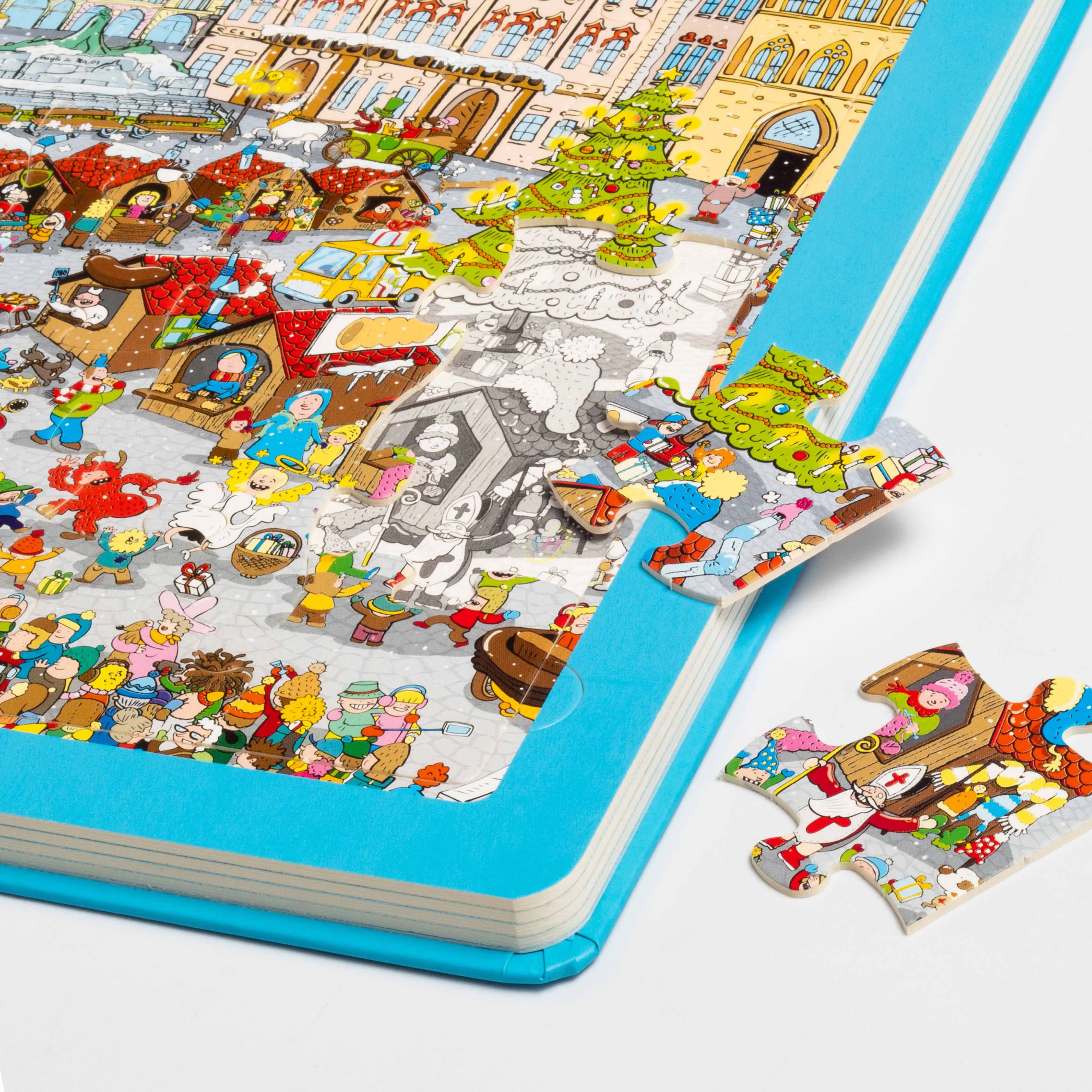 Custom Prague Theme Jigsaw Puzzle Book - Travel Scenery Interactive Puzzle for Adults & Kids