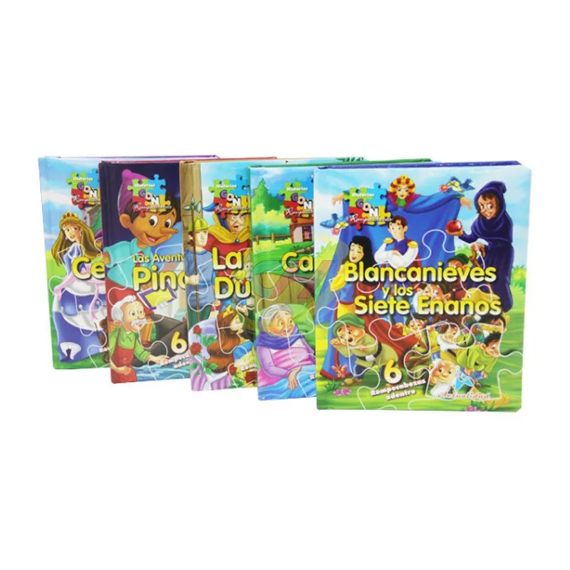 Custom Mythical Fairy Tale Kids Interactive Puzzle Book - Toddler Early Education Story Puzzle Book