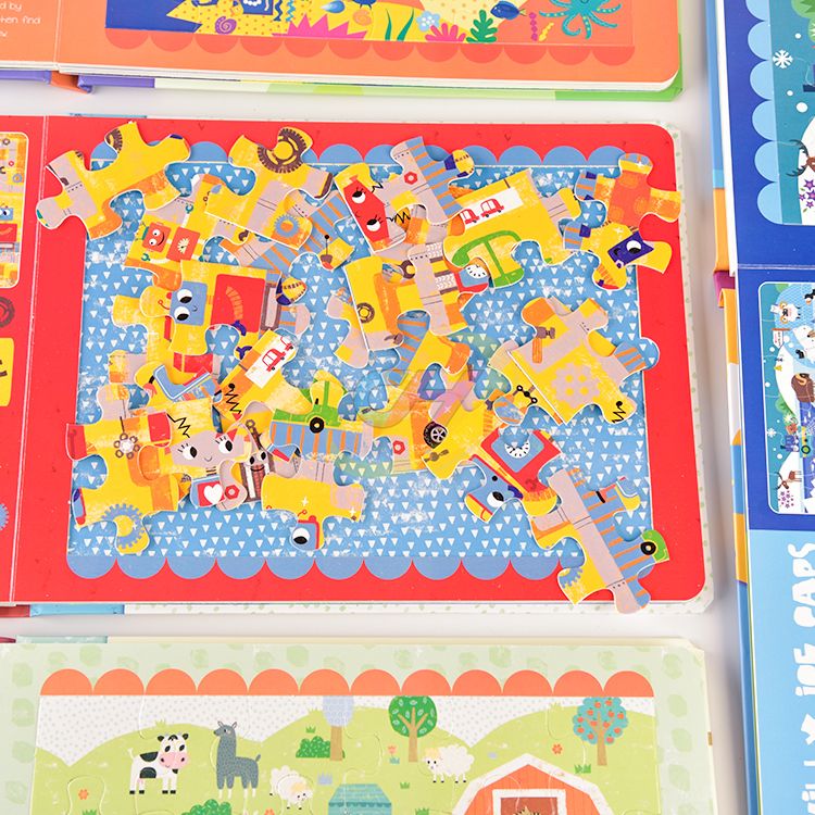Custom Kids Fun Puzzle Book Set - Interactive Educational Puzzle Book for Children