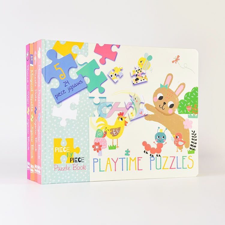 Custom Kids Fun Puzzle Book Set - Interactive Educational Puzzle Book for Children