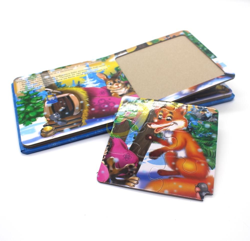 Custom Fairy Tale Kids Interactive Puzzle Board Book - Toddler Early Education Toy Book