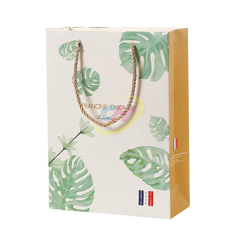 Tropical Monstera Leaf Reusable Gift Bag - Eco-Friendly Gift Wrapping Bag for Birthday & Party