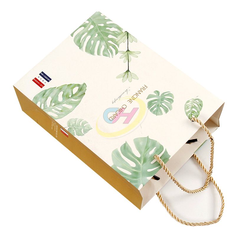 Tropical Monstera Leaf Reusable Gift Bag - Eco-Friendly Gift Wrapping Bag for Birthday & Party