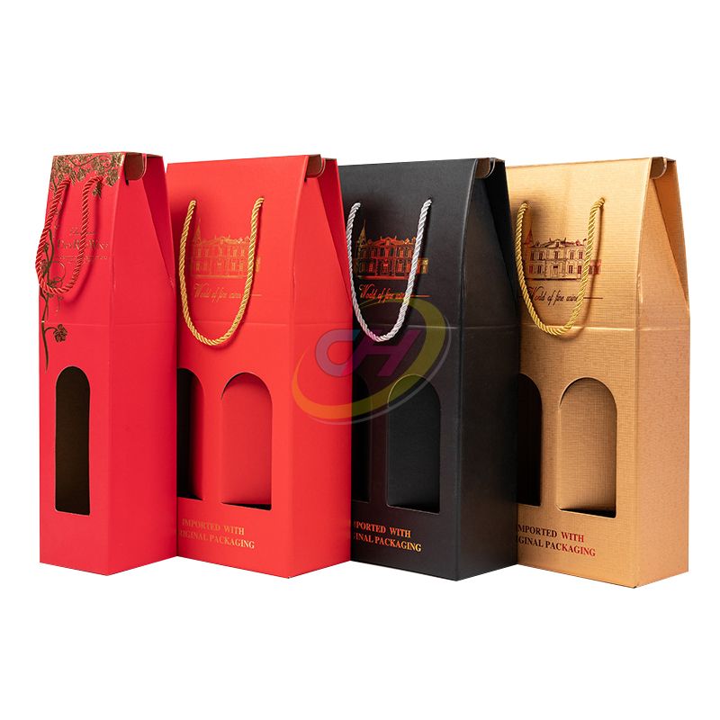 Premium Wine Gift Bags - Reusable Durable Wine Packaging Bags for Holiday & Gifting