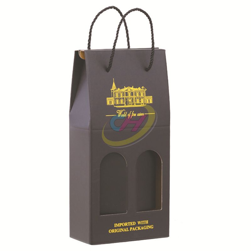 Premium Wine Gift Bags - Reusable Durable Wine Packaging Bags for Holiday & Gifting