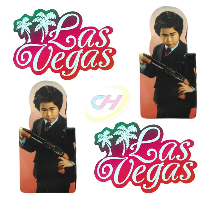 Las Vegas Theme Trendy Stickers - Waterproof & Wear-Resistant Decals for Luggage, Laptops & More