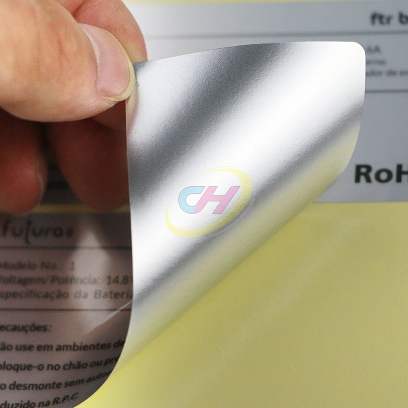 Waterproof & Oil-Resistant PET Label Stickers, Printable Industrial Barcode Labels, Scratch-Resistant Adhesive for Logistics, Equipment & Warehousing