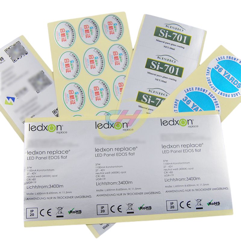 Medical Device PET Label Stickers - Waterproof & Oil-Resistant Certification Decals, Scratch-Resistant Adhesive for Electronic Equipment