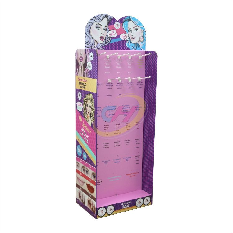 Pink Cartoon Themed Paper Vertical Display Stand
