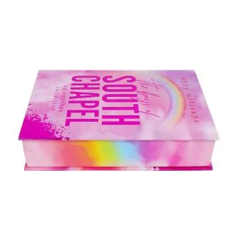 Custom Printed Hardcover Book with Rainbow Edge Design for Premium Branding