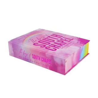 Custom Printed Hardcover Book with Rainbow Edge Design for Premium Branding