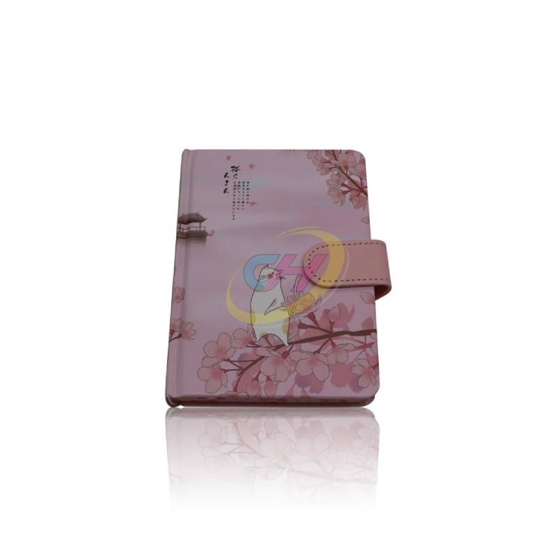Cherry Blossom & Cat PU Hardcover Journal – Ideal for Writing, Gifting & Collection