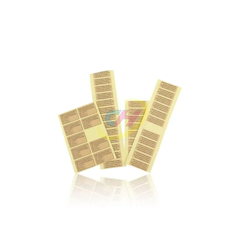 Vintage Literary English Quote Kraft Paper Stickers - DIY Journal Decorative Decals for Notebooks & Gift Wrapping