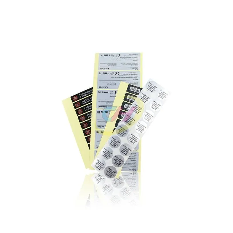 Waterproof & Oil-Resistant PET Label Stickers, Printable Industrial Barcode Labels, Scratch-Resistant Adhesive for Logistics, Equipment & Warehousing