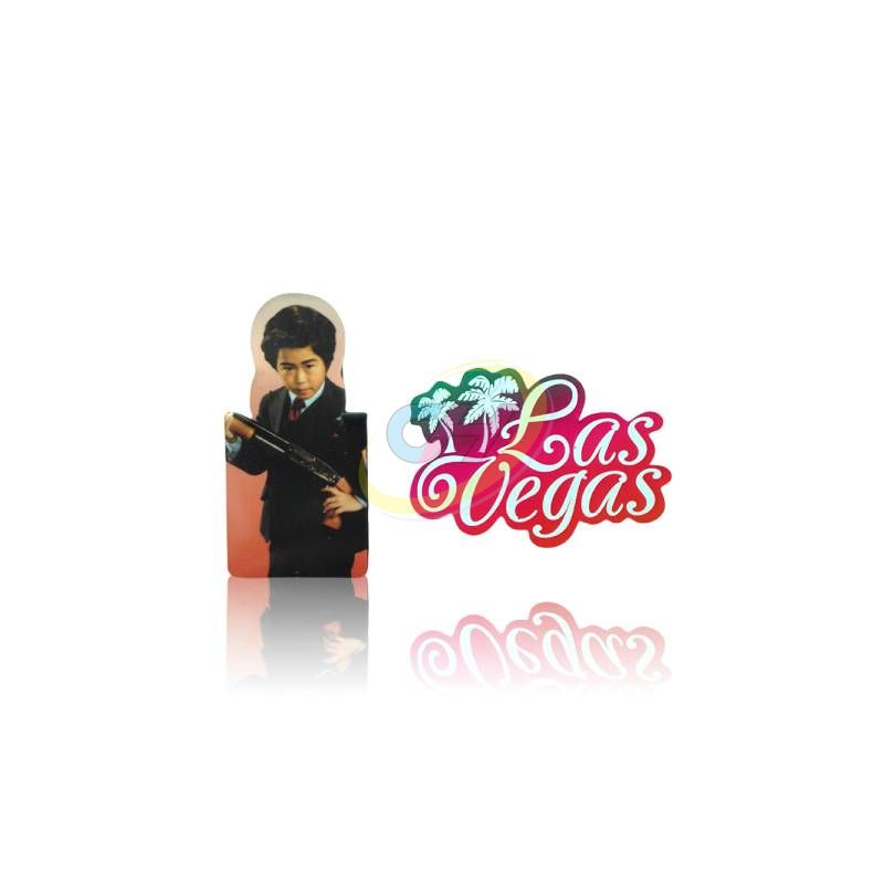Las Vegas Theme Trendy Stickers - Waterproof & Wear-Resistant Decals for Luggage, Laptops & More
