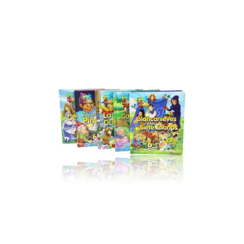 Custom Mythical Fairy Tale Kids Interactive Puzzle Book - Toddler Early Education Story Puzzle Book