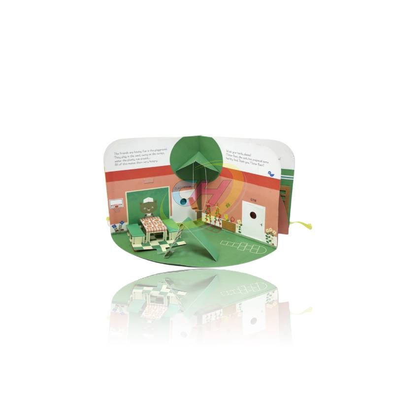Let's Go to School Preschool 3D Pop-Up Book: Transition Enlightenment Interactive Lift-the-Flap Book for 2-5 Years Old
