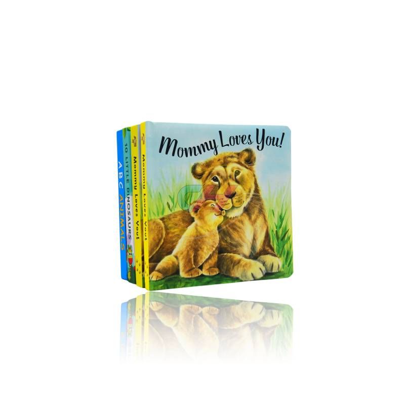 Mommy Loves You Lion Parent-Child Emotional Tear-Resistant Board Book: Early Learning Picture Book for 0-3-Year-Old Babies