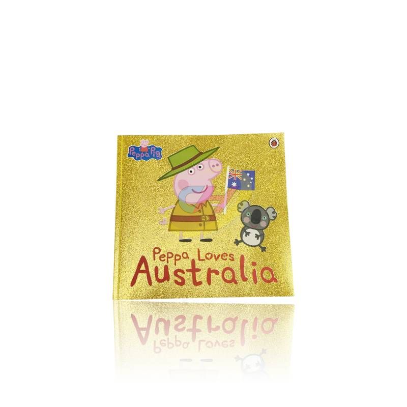 Peppa Pig Australia-Themed Tear-Resistant Board Book: Early Learning Cognitive Picture Book for 0-3-Year-Old Babies