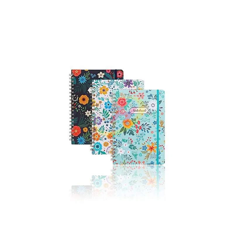 Custom Floral Spiral Notebook - Durable Decorative Journal for Daily Use