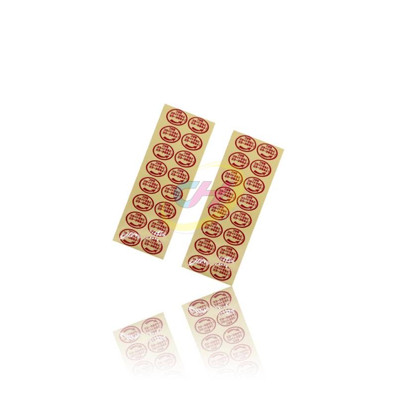Chinese Seal Pattern Self-Adhesive Sealing Stickers