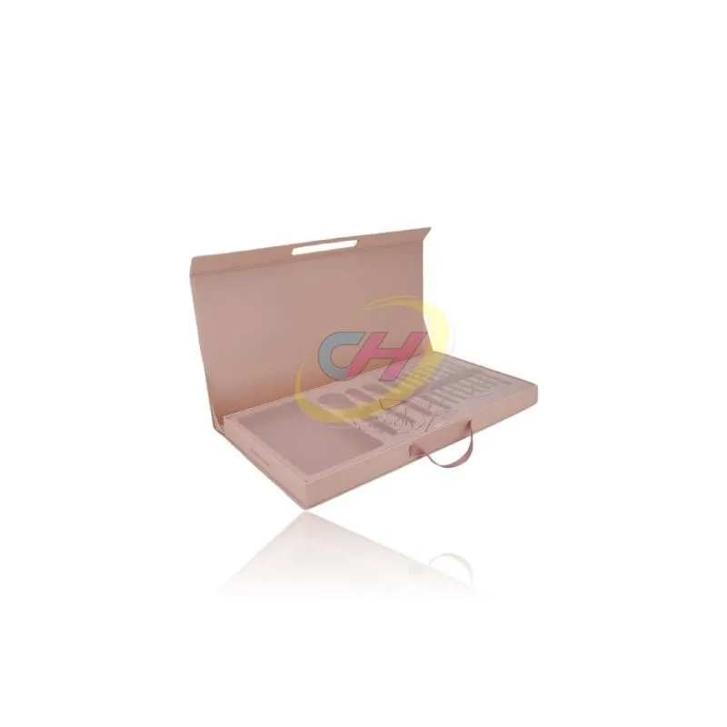 Light Pink Portable Folding Jewelry Box, Large-Capacity Multi-Layer Accessory Organizer, Portable Gift Box