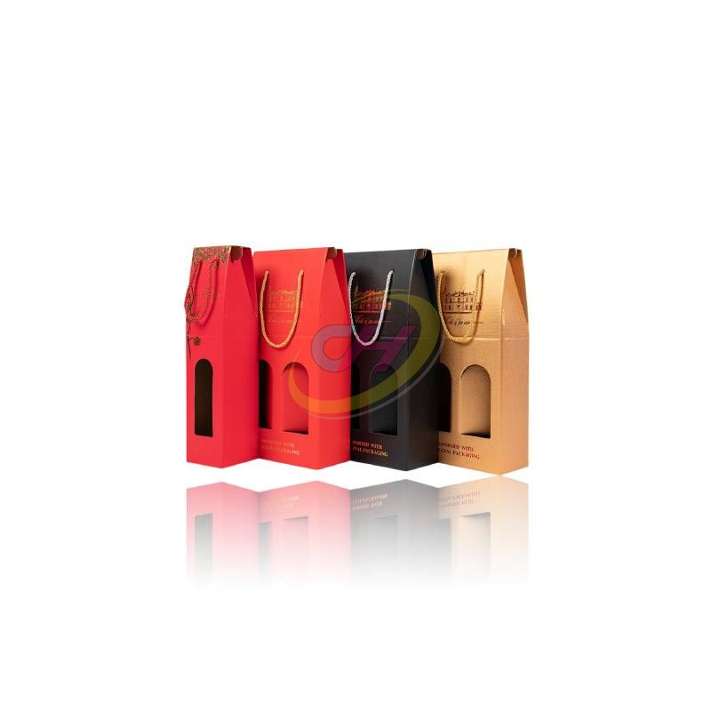 Premium Wine Gift Bags - Reusable Durable Wine Packaging Bags for Holiday & Gifting