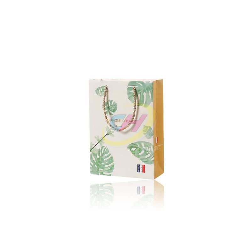 Tropical Monstera Leaf Reusable Gift Bag - Eco-Friendly Gift Wrapping Bag for Birthday & Party