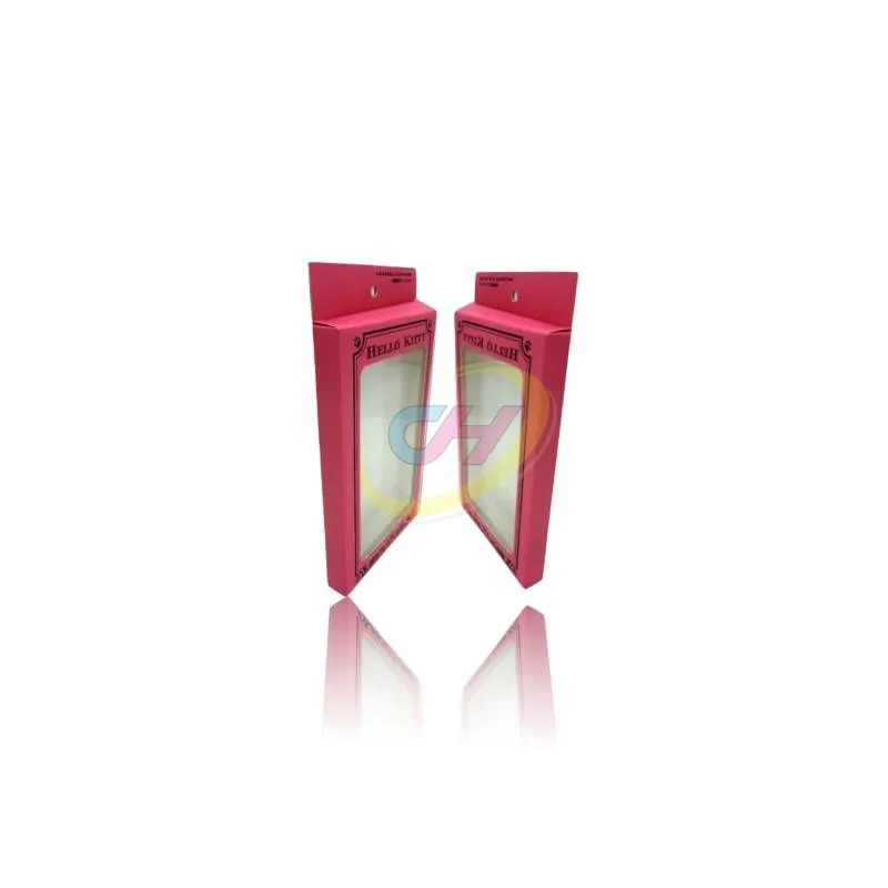 Red Windowed Colorful Packaging Box, Small Gift
