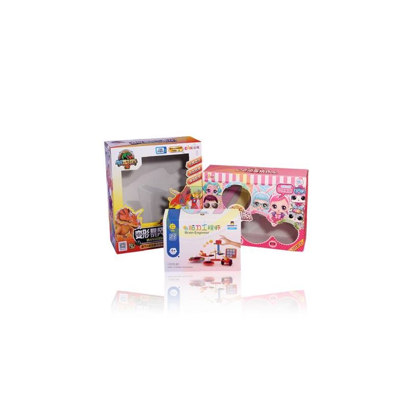 Children's Toy Colorful Gift Box, Cartoon Windowed Storage & Display Box
