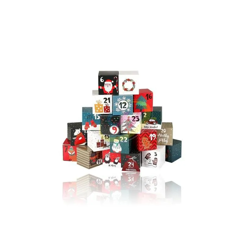 24-Piece Christmas Gift Blind Box Set – Mystery Surprise Boxes for Holiday Countdown & Parties
