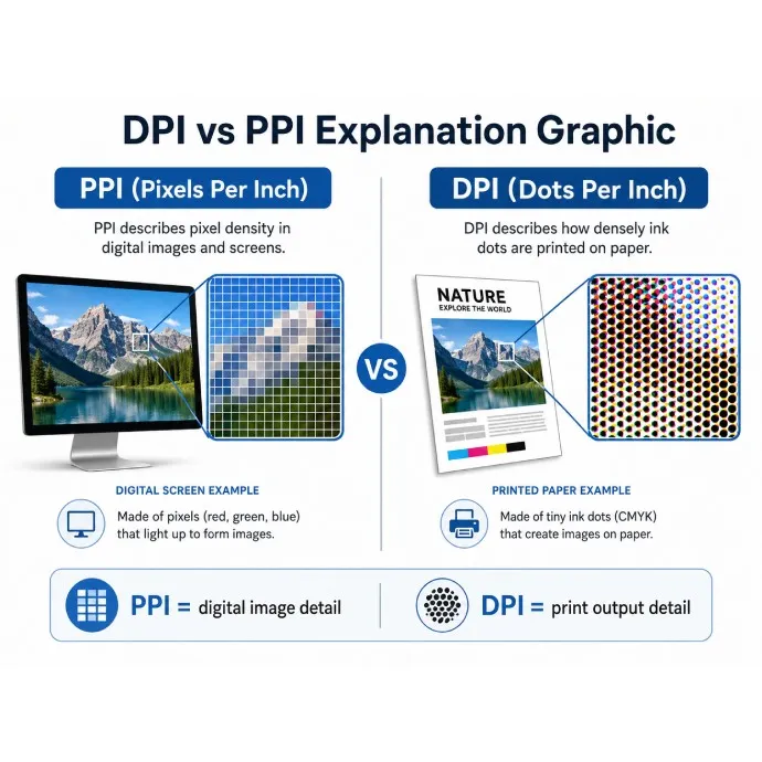 DPI vs PPI: How to Get Clear Printed Images