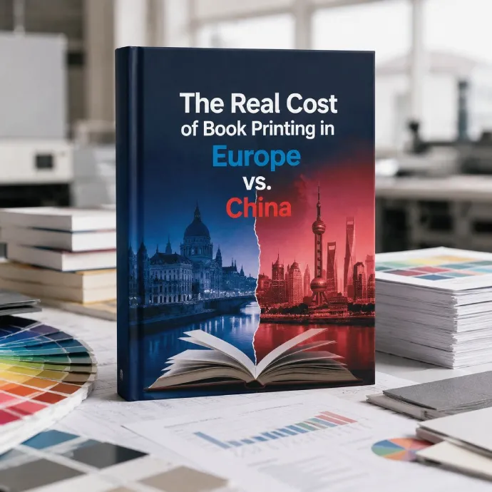 The Real Cost Difference Between Book Printing in Europe vs. China