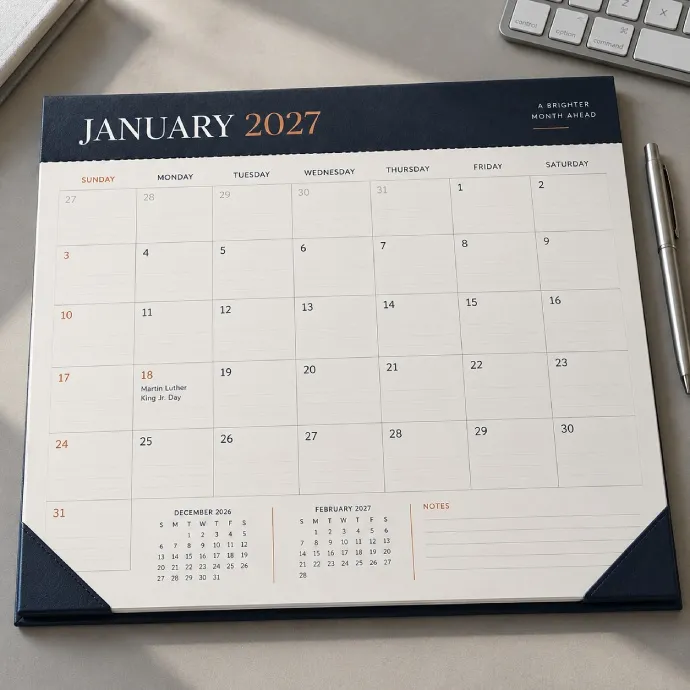 How to Specify a Desk Pad Calendar That Stays Flat and Tears Cleanly