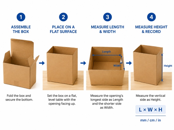 How to Measure a Box Step by Step