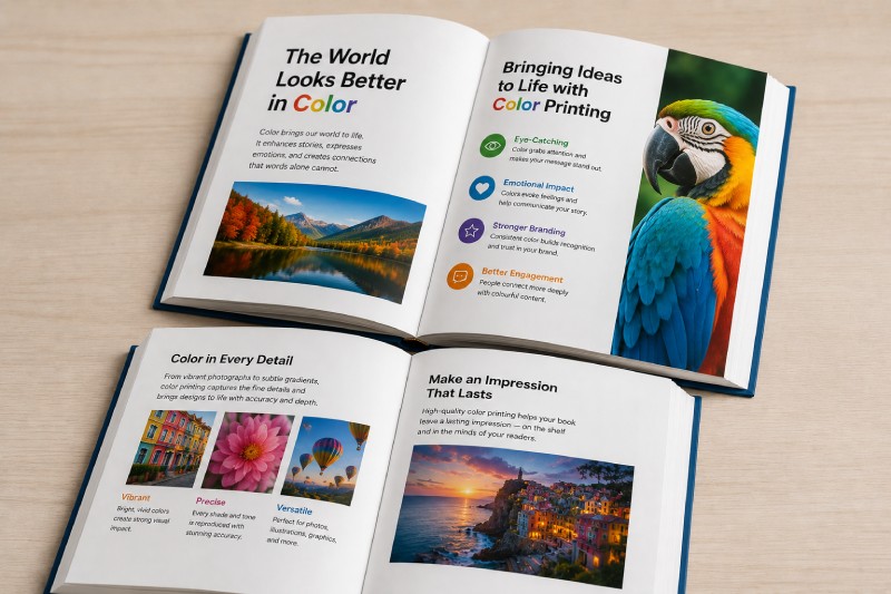 Books Use Color Book Printing
