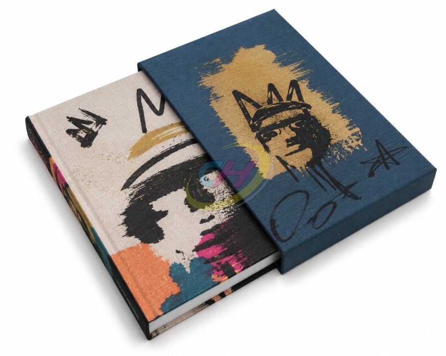 Linen Cover Books with Custom Slipcases